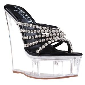 NIB LEMON DROP RHINESTONE PLATFORMS ❣️